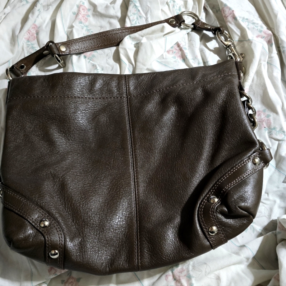 Coach Brown Leather Shoulder Bag